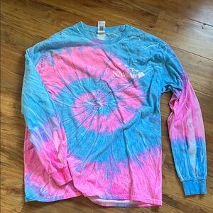 Vintage Hawaii long sleeve tie dye tshirt